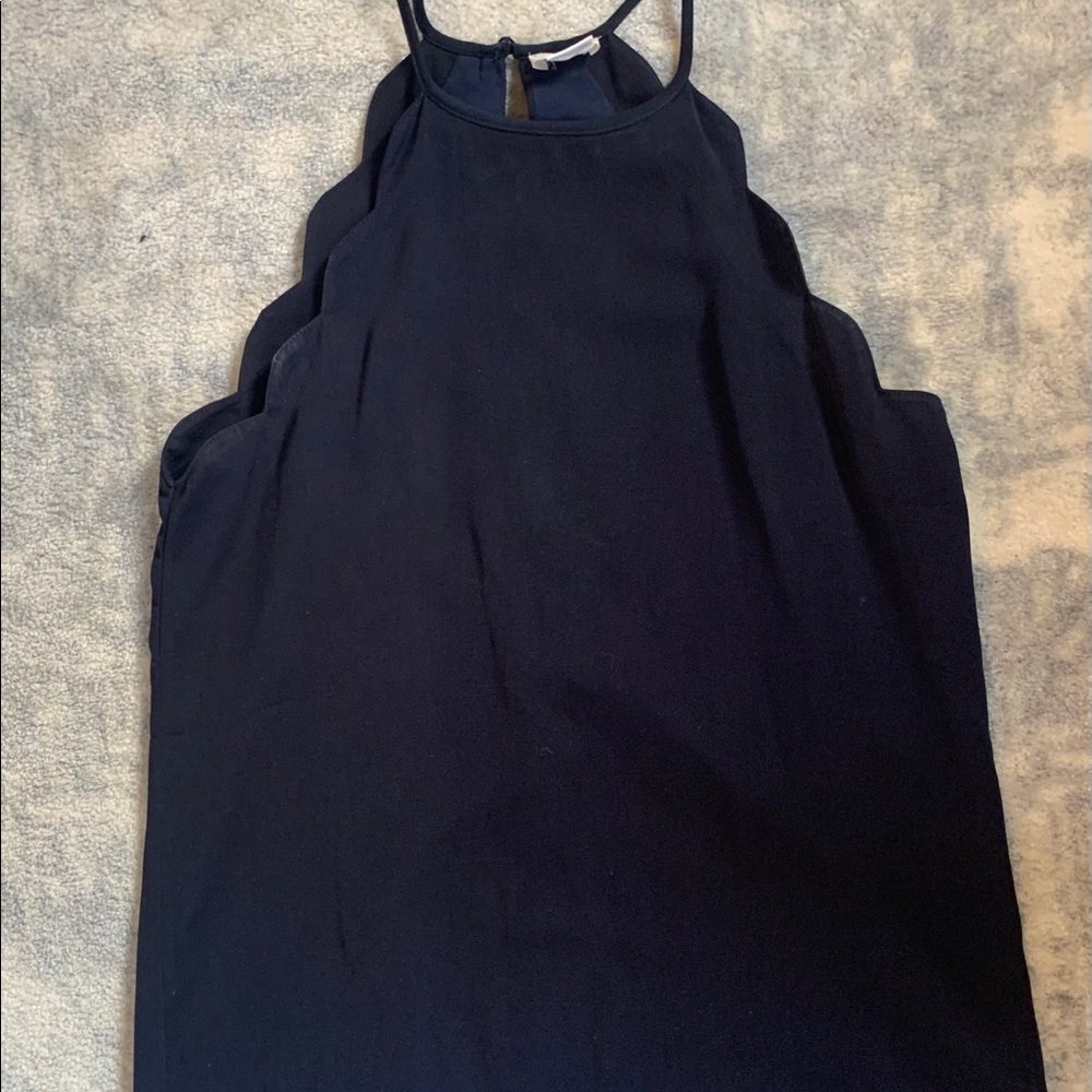 Commune | Scalloped Detail Halter Shift Dress